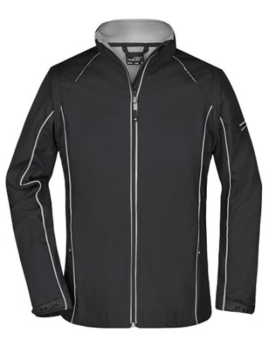 J-JN1121-Ladies Zip-Off Softshell Jacket